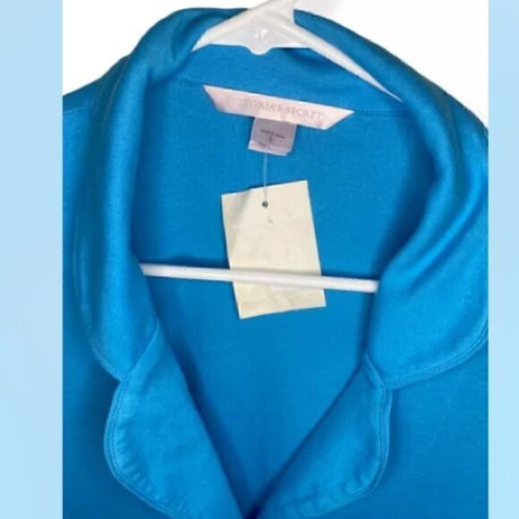 Victoria's Secret LOT OF 2 Pajama Top L Night Shirt Button Down Nightwear PJ's - Picture 6 of 9